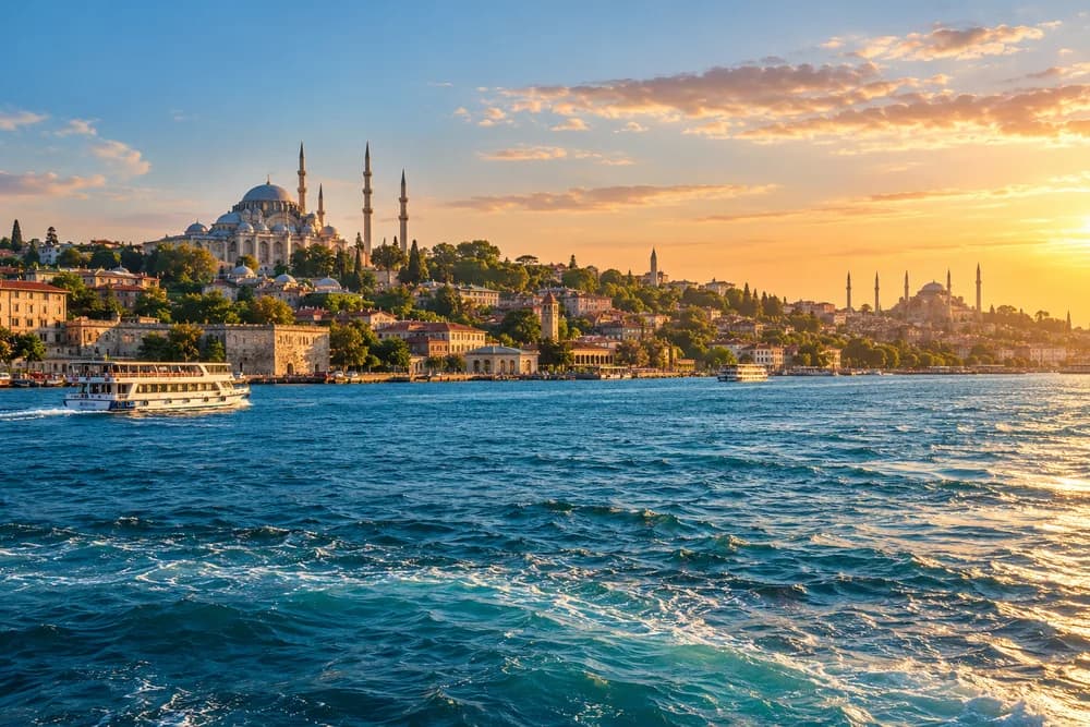 Ilustração do destino Istambul, na Turquia